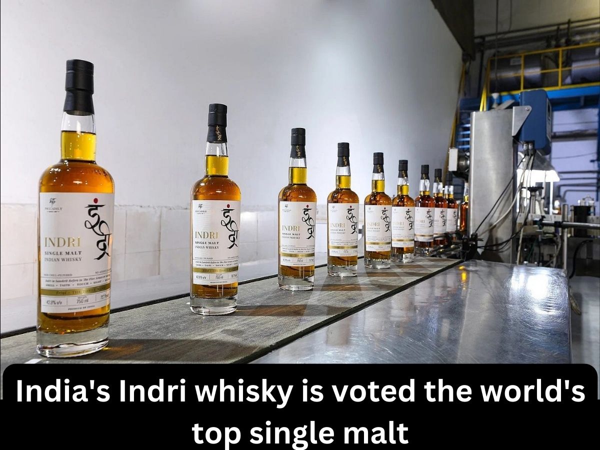 India's Indri whisky is voted the world's top single malt